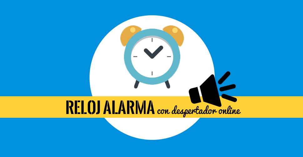 cuidadosamente rastro Tía Alarma online 🥇 Despertador con reloj GRANDE online